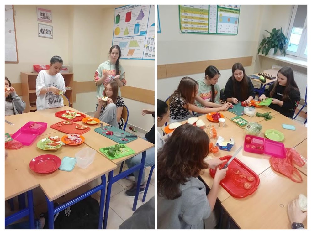 zdrowe śniadanie kl VII 1 COLLAGE